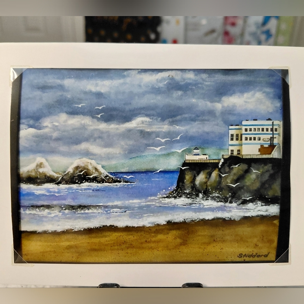 NWT San Francisco Cliff House By Jack E. Stiddard 4x6 Notecard